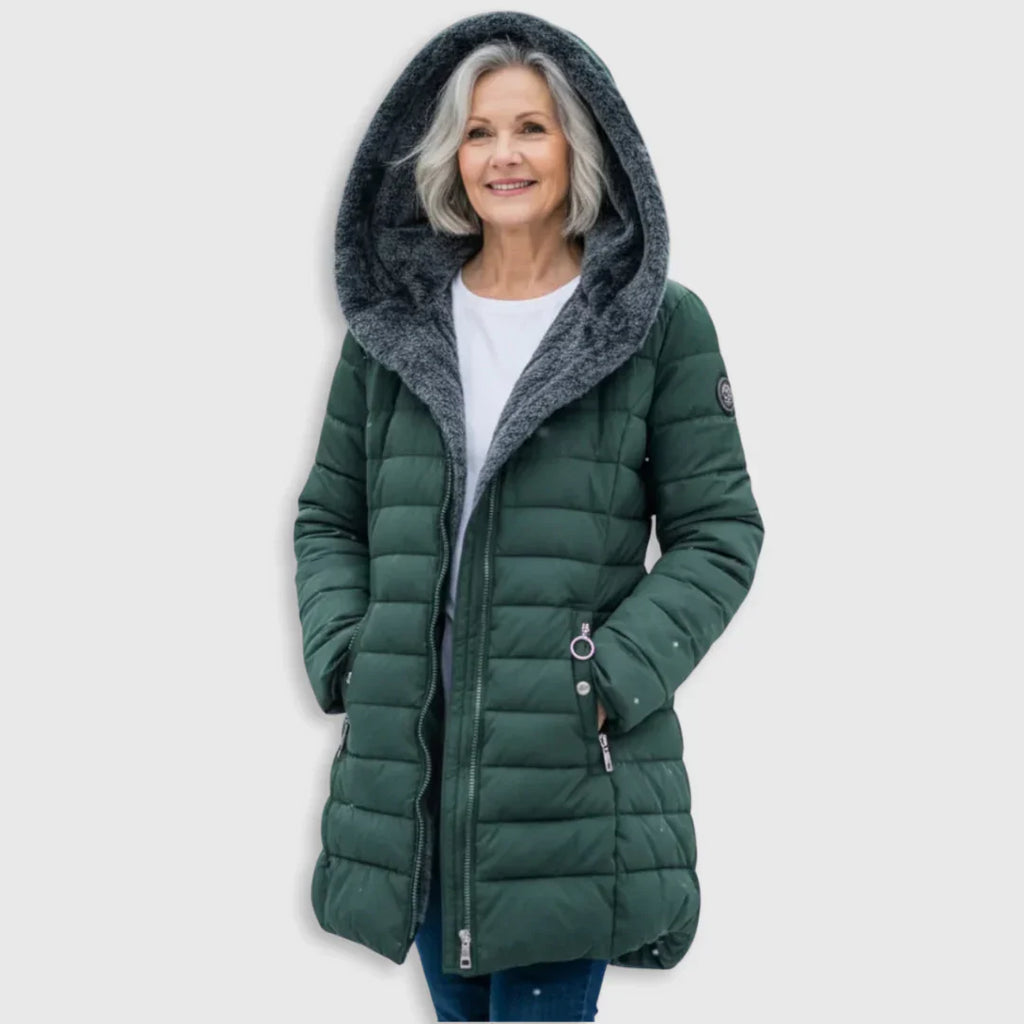 Ariadna-Chaqueta de invierno de algodón y lana