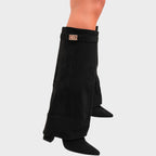 Lunara - Botas de Ante con Caña Alta