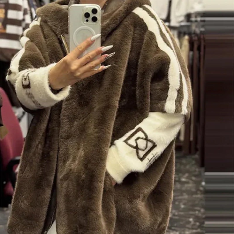 Camila | Abrigo suave de invierno con capucha