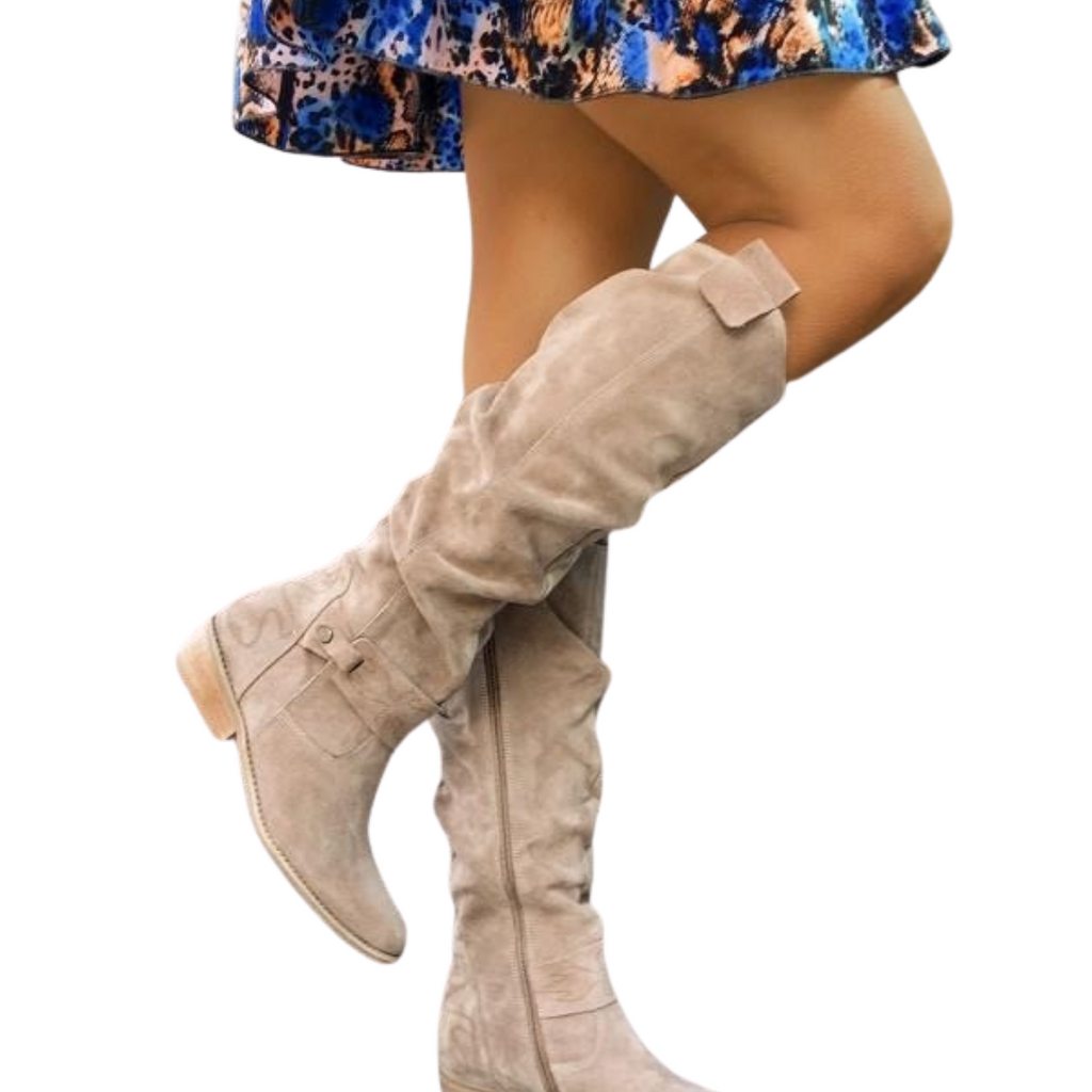 Zaira|Bota de Ante Elegante