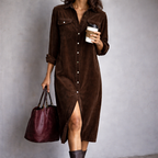 Estela- Vestido de pana