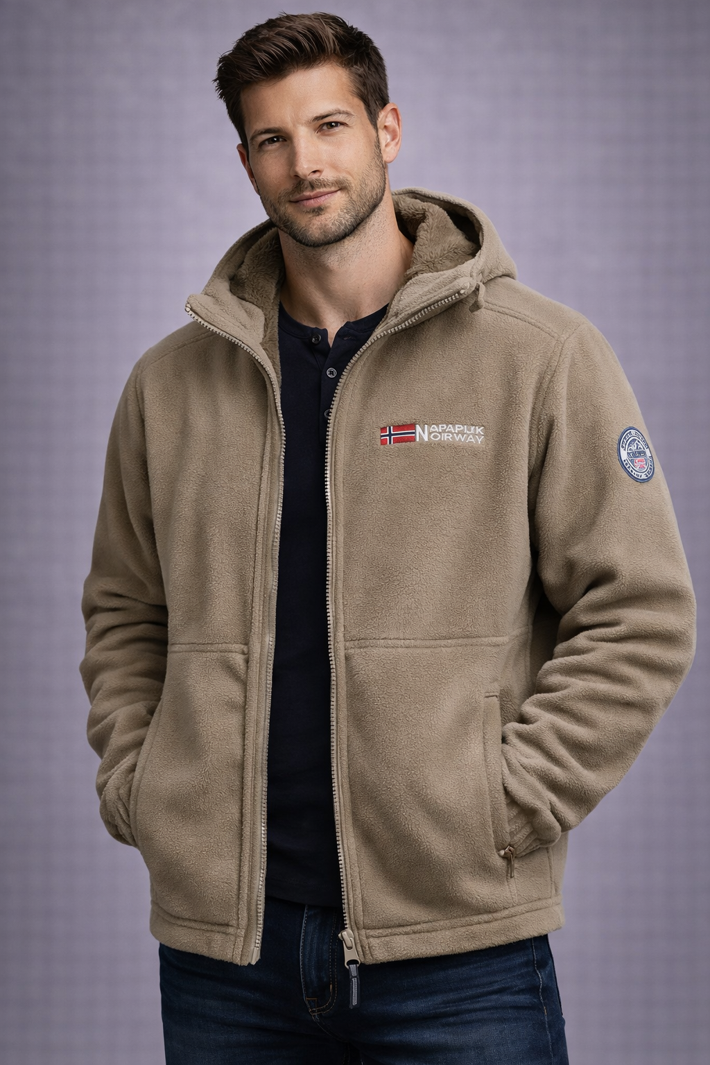 Nathan-Chaqueta de invierno con forro térmico