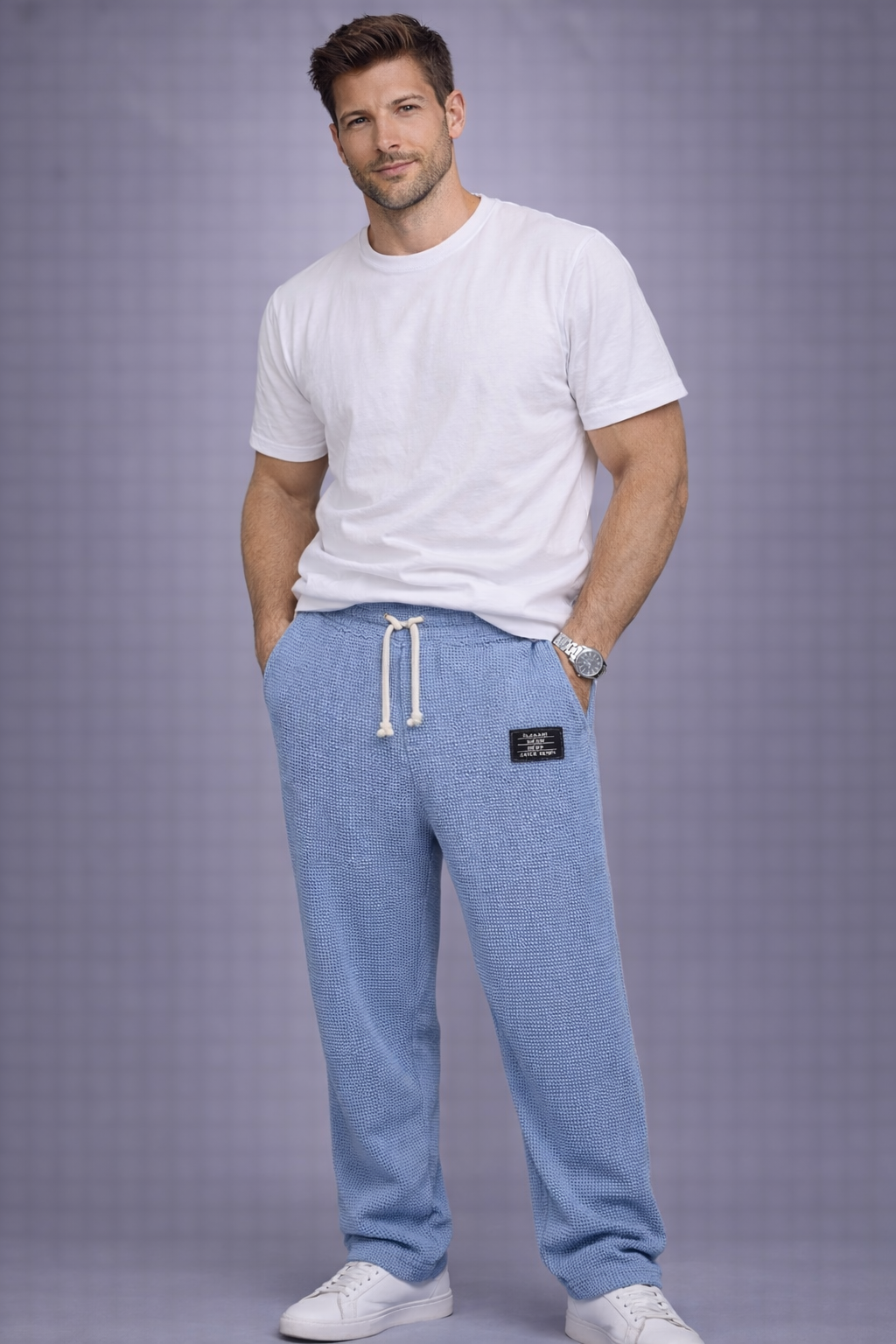 Samuel - Pantalones anchos con cintura ajustable