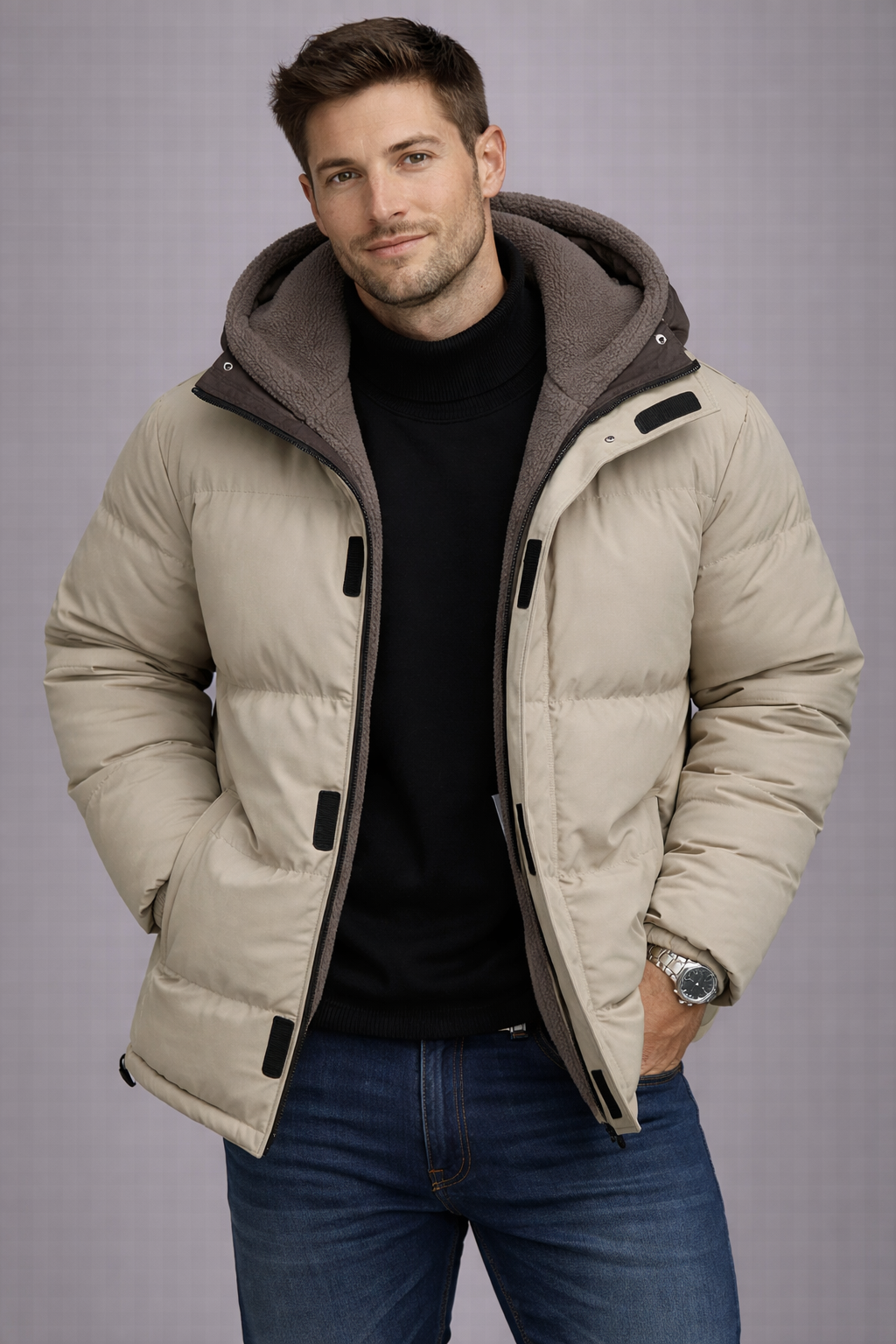 Marc - Abrigo de invierno acolchado