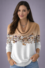 Judith-Suéter floral con cuello suave