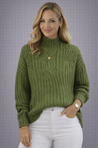 Aura - Suéter de punto acogedor