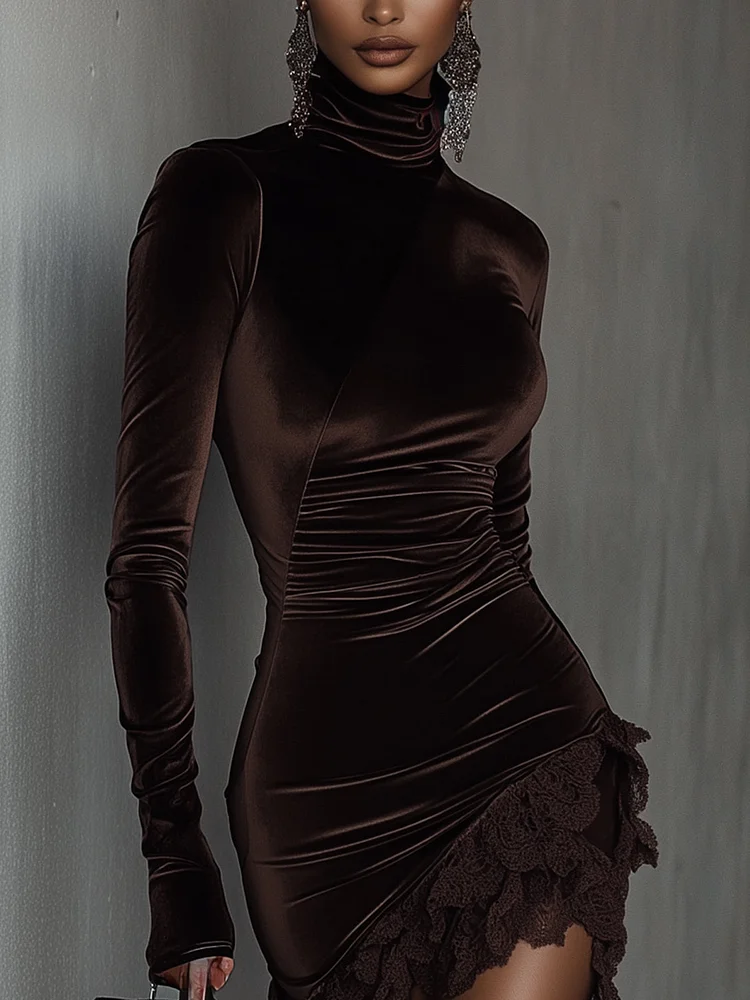 Dana-Vestido mini con encaje