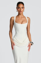 Leonor ❘ Vestido maxi de escote cuadrado