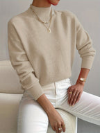 Elina -Jersey de punto premium con efecto cachemir